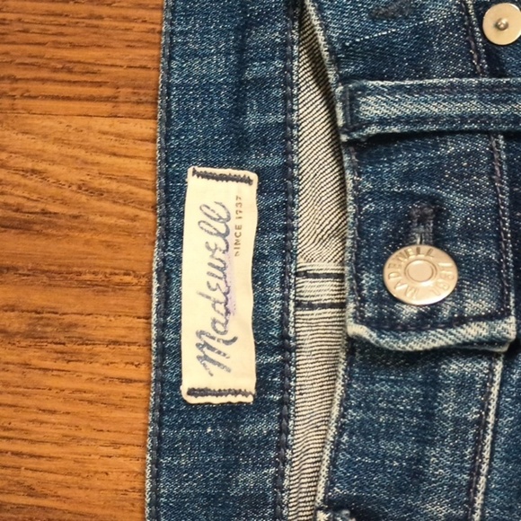 Madewell Patchwork Slim Boyfriend Blue Jean GGG - Picture 3 of 6